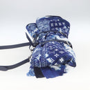 LOUIS VUITTON Monogram Bandana LF Fuuta Blanket Blue MP3348 LV Auth 161560SM-16