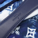 LOUIS VUITTON Monogram Bandana LF Fuuta Blanket Blue MP3348 LV Auth 161560SM-20