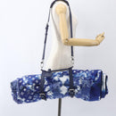 LOUIS VUITTON Monogram Bandana LF Fuuta Blanket Blue MP3348 LV Auth 161560SM-25