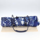 LOUIS VUITTON Monogram Bandana LF Fuuta Blanket Blue MP3348 LV Auth 161560SM-12
