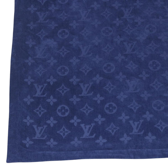 LOUIS VUITTON Monogram Bandana LF Fuuta Blanket Blue MP3348 LV Auth 161560SM
