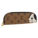 LOUIS VUITTON Monogram Reverse Pencil Pouch Charlotte Case GI1112 Auth 161563SAM-1