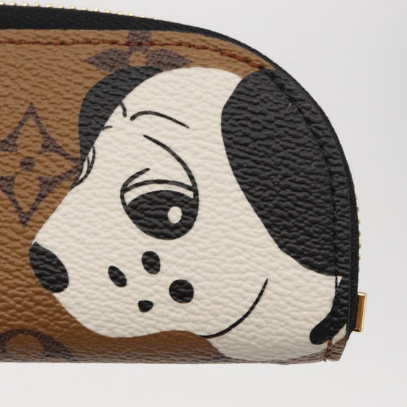 LOUIS VUITTON Monogram Reverse Pencil Pouch Charlotte Case GI1112 Auth 161563SAM