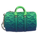 LOUIS VUITTON Taurillon Illusion Porte Cles Mini Keepall MP3284 LV Auth 161564SM-13