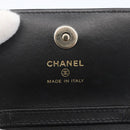 CHANEL Mini Matelasse 12 Chain Shoulder Bag Cotton Gold CC Auth 161565SM-19