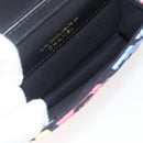CHANEL Mini Matelasse 12 Chain Shoulder Bag Cotton Gold CC Auth 161565SM-9