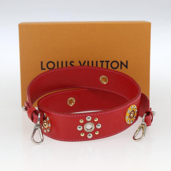 LOUIS VUITTON Epi Coklico Shoulder Strap Red J02325 LV Auth 161566SAM