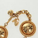 Salvatore Ferragamo Pearl Necklace metal Gold Tone Auth 161568V-6