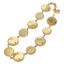 Salvatore Ferragamo Pearl Necklace metal Gold Tone Auth 161568V-7