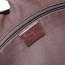 GUCCI GG Canvas Shoulder Bag Beige Silver 145857 Auth 161580-15