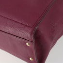 Salvatore Ferragamo Gancini Tragetasche Leder Lila Gold OVP 161588-15