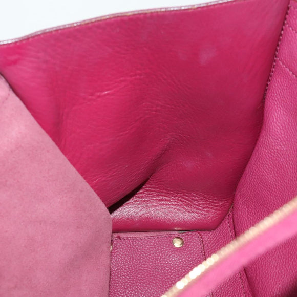 Salvatore Ferragamo Gancini Tragetasche Leder Lila Gold OVP 161588