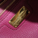 Salvatore Ferragamo Gancini Tragetasche Leder Lila Gold OVP 161588-22