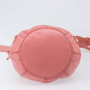 BALENCIAGA Giant Mini Pom Pom Handtas Leer 2way Roze Goud Auth 161592V-5
