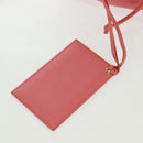 BALENCIAGA Giant Mini Pom Pom Hand Bag Leather 2way Pink Gold Auth 161592V-20