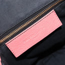 BALENCIAGA Giant Mini Pom Pom Handtas Leer 2way Roze Goud Auth 161592V-22