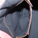 BALENCIAGA Giant Mini Pom Pom Handtas Leer 2way Roze Goud Auth 161592V-26