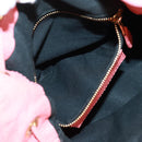 BALENCIAGA Giant Mini Pom Pom Hand Bag Leather 2way Pink Gold Auth 161592V-27