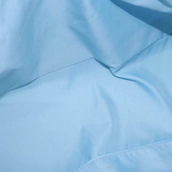 CHANEL New Travel line Tote Bag Nylon Light Blue Silver CC Auth 161593