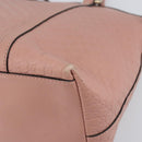 GUCCI Micro GG Canvas Guccissima Tote Bag Leder Pink Gold 449657 Auth 161597-15