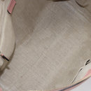 GUCCI Micro GG Canvas Guccissima Tote Bag Leder Pink Gold 449657 Auth 161597-11