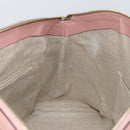 GUCCI Micro GG Canvas Guccissima Tote Bag Leder Pink Gold 449657 Auth 161597-19