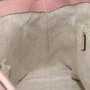 GUCCI Micro GG Canvas Guccissima Tote Bag Leder Pink Gold 449657 Auth 161597-20