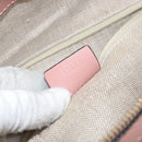 GUCCI Micro GG Canvas Guccissima Tote Bag Leder Pink Gold 449657 Auth 161597-12