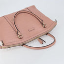 GUCCI Micro GG Canvas Guccissima Tote Bag Leder Pink Gold 449657 Auth 161597-6