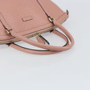 GUCCI Micro GG Canvas Guccissima Tote Bag Leder Pink Gold 449657 Auth 161597-7