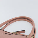 GUCCI Micro GG Canvas Guccissima Tote Bag Leder Pink Gold 449657 Auth 161597-8