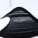 SAINT LAURENT Blogger Umhängetasche Leder Hellblau Silber Original 161598-19