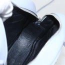 SAINT LAURENT Blogger Umhängetasche Leder Hellblau Silber Original 161598-20