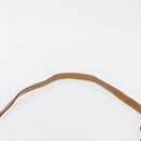Salvatore Ferragamo Gancini Hand Bag Suede 2way Beige Gold Auth 161599-14