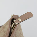 GUCCI GG Supreme Tote Bag PVC 2way Beige Gold 353440 Auth 161600-10