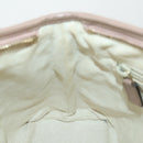 GUCCI GG Supreme Tote Bag PVC 2way Beige Gold 353440 Auth 161600-21