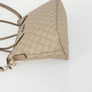 GUCCI GG Supreme Tote Bag PVC 2way Beige Gold 353440 Auth 161600-4