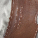 BURBERRY Blue Label Shoulder Bag Suede Brown Gold Auth 161602-11