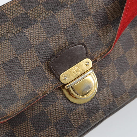 LOUIS VUITTON Damier Ebene Ravello GM Schultertasche N60006 LV Auth 161605
