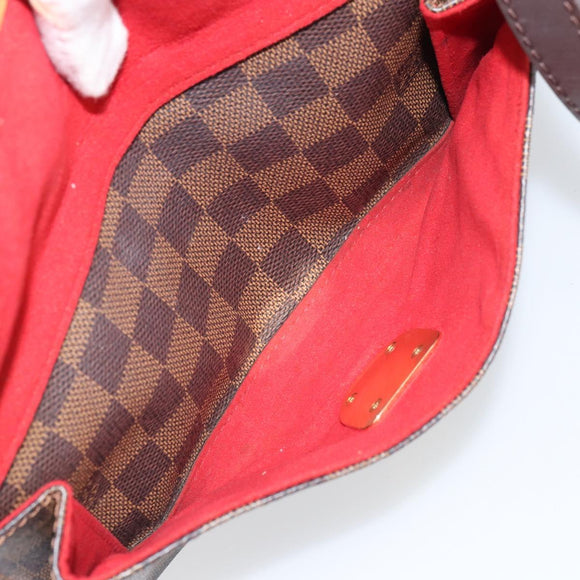LOUIS VUITTON Damier Ebene Ravello GM Schultertasche N60006 LV Auth 161605