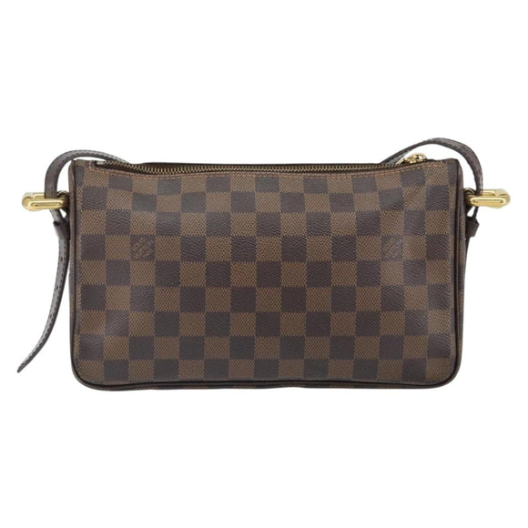 LOUIS VUITTON Damier Ebene Ravello GM Schultertasche N60006 LV Auth 161605