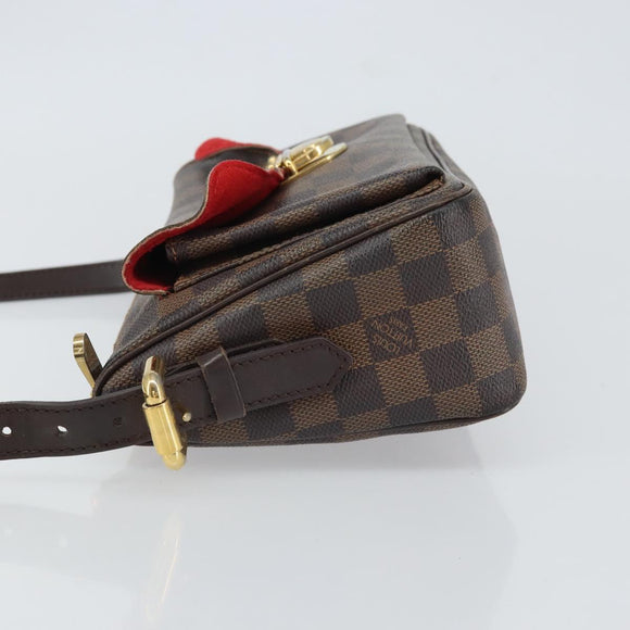 LOUIS VUITTON Damier Ebene Ravello GM Schultertasche N60006 LV Auth 161605