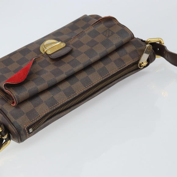 LOUIS VUITTON Damier Ebene Ravello GM Schultertasche N60006 LV Auth 161605