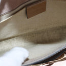 GUCCI Horsebit Chain Emily Shoulder Bag Enamel Beige Gold 283063 Auth 161607-18