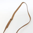 CELINE Macadam Canvas Shoulder Bag PVC Beige Gold Auth 161609-8