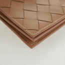 BOTTEGA VENETA INTRECCIATO Card Case Leather Beige Auth 161610V-8