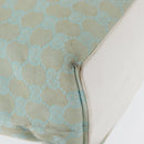 GUCCI GG Canvas Tote Bag Gold Light green 002 1098 1705 Auth 161613-10
