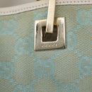 GUCCI GG Canvas Tote Bag Gold Light green 002 1098 1705 Auth 161613-14