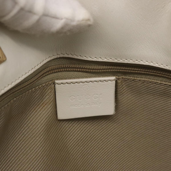 GUCCI GG Canvas Tote Bag Gold Light green 002 1098 1705 Auth 161613