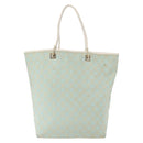 GUCCI GG Canvas Tote Bag Gold Light green 002 1098 1705 Auth 161613-3